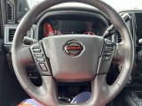 2021 Nissan Titan Pro-4X Crew Cab 4x4 Steering Wheel
