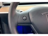 2020 Tesla Model Y Long Range Steering Wheel