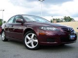 2007 Dark Cherry Mica Mazda MAZDA6 i Sport Sedan #14572816