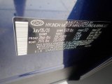 2023 Santa Fe Hybrid Color Code for Stormy Sea - Color Code: ST2
