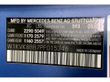 2023 SL Color Code for Starling Blue Magno (Matte) - Color Code: 593