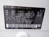 2020 HR-V Color Code for Platinum White Pearl - Color Code: NH883P