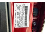 2018 Accord Color Code for Radiant Red Metallic - Color Code: R569MX