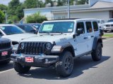 2023 Bright White Jeep Wrangler Unlimited Willys 4XE Hybrid #146285886