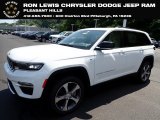 2023 Bright White Jeep Grand Cherokee 4XE #146292104