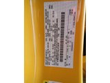 2022 Bronco Color Code for Cyber Orange Metallic Tricoat - Color Code: SB
