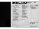 2023 Honda Civic EX Sedan Window Sticker