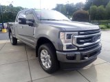 2022 Ford F350 Super Duty Platinum Crew Cab 4x4 Front 3/4 View