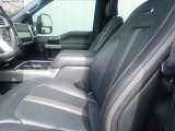 2022 Ford F350 Super Duty Platinum Crew Cab 4x4 Black Onyx Interior