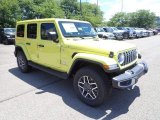 2024 Jeep Wrangler 4-Door Sahara 4x4 Front 3/4 View