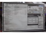 2023 Mercedes-Benz EQS 450+ SUV Window Sticker