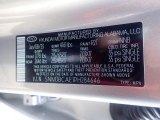 2023 Tucson Color Code for Shimmering Silver - Color Code: R2T