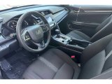 2021 Honda Civic LX Hatchback Black Interior