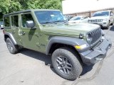 2024 Jeep Wrangler 4-Door Sport 4x4 Front 3/4 View