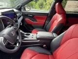 2023 Toyota Highlander XSE Cockpit Red Interior