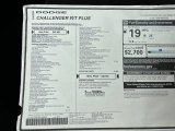2023 Dodge Challenger R/T Plus Window Sticker