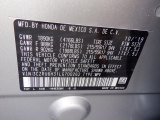 2020 HR-V Color Code for Lunar Silver Metallic - Color Code: NH830MX