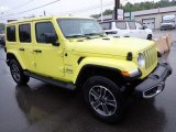 2023 Jeep Wrangler Unlimited Sahara 4x4 Front 3/4 View