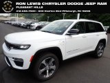 2023 Bright White Jeep Grand Cherokee 4XE #146341141