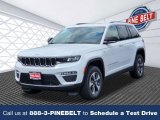 2023 Bright White Jeep Grand Cherokee 4XE #146341069
