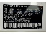 2020 HR-V Color Code for Platinum White Pearl - Color Code: NH883P