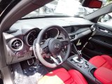 2024 Alfa Romeo Stelvio Sprint AWD Red/Black Interior