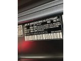 2021 G Color Code for designo Night Black Magno (Matte) - Color Code: 056