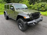 2024 Jeep Wrangler 4-Door Willys 4x4 Front 3/4 View