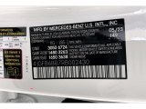 2024 GLE Color Code for Polar White - Color Code: 149