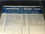 1975 Chevrolet Blazer K10 Cheyenne 4x4 Info Tag