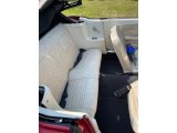 1967 Ford Mustang Convertible Rear Seat