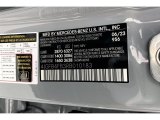 2024 GLE Color Code for Alpine Gray - Color Code: 956