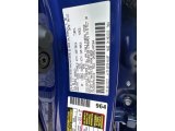 2023 Tacoma Color Code for Blue Crush Metallic - Color Code: 8W7