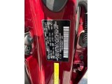 2013 Genesis Color Code for Cabernet Red Pearl - Color Code: TZ