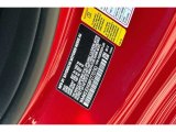 2023 Hardtop Color Code for Chili Red - Color Code: 851