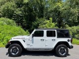 2021 Bright White Jeep Wrangler Unlimited Rubicon 4x4 #146397932