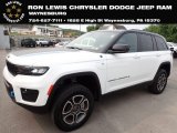 2023 Bright White Jeep Grand Cherokee Trailhawk 4XE #146404577