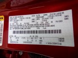 2021 Ranger Color Code for Rapid Red Metallic - Color Code: D4