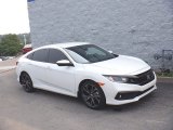 2021 Platinum White Pearl Honda Civic Sport Sedan #146404564