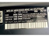 2023 G Color Code for Night Black Magno (Matte) - Color Code: 056