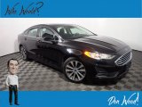 2020 Agate Black Ford Fusion SE AWD #146413693