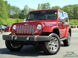 2010 Red Rock Crystal Pearl Jeep Wrangler Sahara 4x4 #146422678