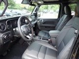 2024 Jeep Wrangler 4-Door Sahara 4xe Hybrid Black Interior