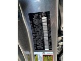 2022 Camry Color Code for Predawn Gray Mica - Color Code: 1H1