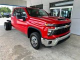 2024 Chevrolet Silverado 3500HD LT Crew Cab 4x4 Chassis Front 3/4 View