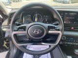 2021 Hyundai Elantra Blue Hybrid Steering Wheel