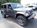 2024 Jeep Wrangler 4-Door Sport S 4xe Hybrid Front 3/4 View