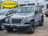 Billet Silver Metallic Jeep Wrangler in 2014