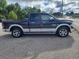 2014 True Blue Pearl Coat Ram 1500 Laramie Quad Cab 4x4 #146449199