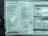 2023 Dodge Charger Scat Pack Plus Window Sticker